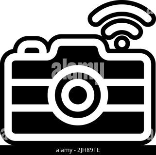 Symbol für SmartHome-Fotokamera Stock Vektor