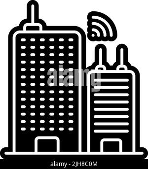 Smart City Smart City-Symbol Stock Vektor