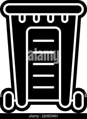 Symbol für Smart City Waste Stock Vektor