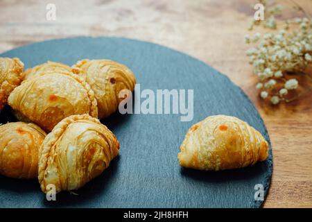 Eine Nahaufnahme von einem kleinen, aus Stein gemeißelt Stockfoto