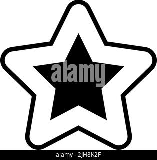 Symbol für die Benutzeroberflächenrate Stock Vektor