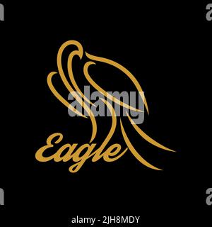 Logo von Modernbird Eagle. Vektorgrafik Stock Vektor