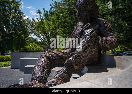 Eine wunderschöne Aufnahme des Albert Einstein Memorial in Washington DC Stockfoto