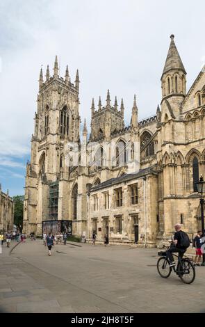 Zwei Westtürme, York Minster 2022 Stockfoto