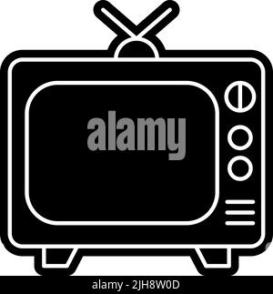 Basic Element Fernseher . Stock Vektor