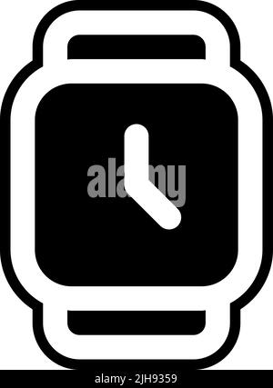 Smartwatch für Home-Bildschirm-Apps. Stock Vektor