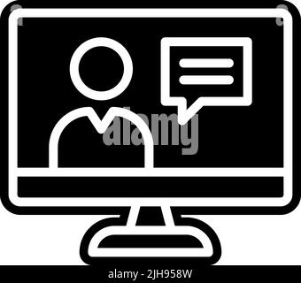 Online-Bildung Online-Beratung . Stock Vektor