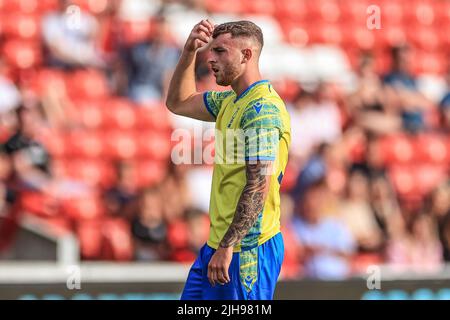 Barnsley, Großbritannien. 16.. Juli 2022. Dale Taylor von Nottingham Forestwährend des Spiels in Barmsley, Vereinigtes Königreich am 7/16/2022. (Foto von Mark Cosgrove/News Images/Sipa USA) Quelle: SIPA USA/Alamy Live News Stockfoto