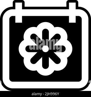 Zeit und Datum Frühling . Stock Vektor