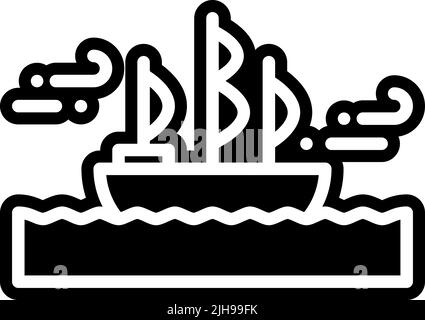 Wetterschiff . Stock Vektor