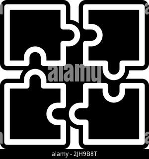 Zurück zur Schule Puzzle . Stock Vektor