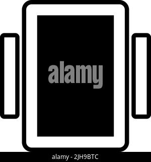 Einfache ui vibrieren . Stock Vektor