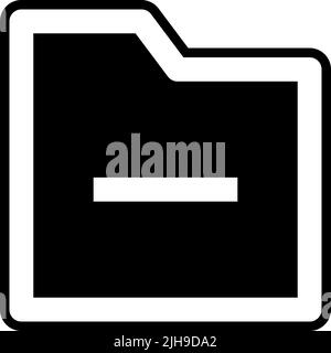 Ordner für die grundlegende benutzeroberfläche . Stock Vektor