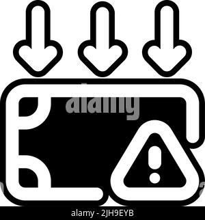 Wirtschaftskrise . Stock Vektor