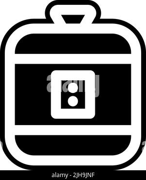 Elektronischer Reiskocher . Stock Vektor