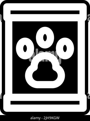 Haustier Tierfutter . Stock Vektor