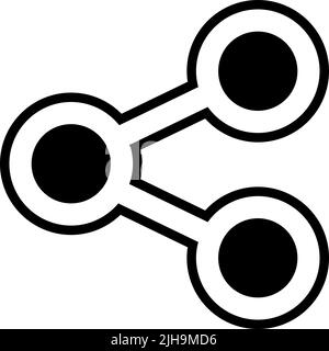 UI Basic Share . Stock Vektor