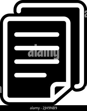 Dokument zur Benutzeroberfläche . Stock Vektor