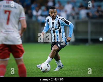 Porto-Bucht, Brasilien. 16.. Juli 2022. RS - Porto Aegro - 07/16/2022 - BRASILIANISCHER B 2022, GREMIO X TOMBENSE - Campaz Gremio Spieler während eines Spiels gegen Tombense im Stadion Arena do Gremio zur brasilianischen Meisterschaft B 2022. Foto: Maxi Franzoi/AGIF/Sipa USA Quelle: SIPA USA/Alamy Live News Stockfoto