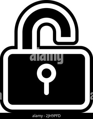 Benutzeroberfläche entsperren . Stock Vektor