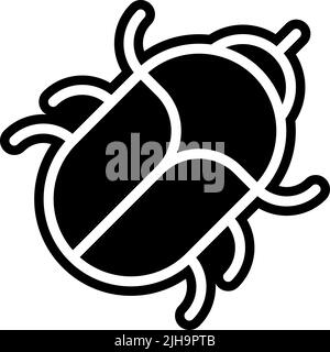 Tropischer Marienkäfer . Stock Vektor