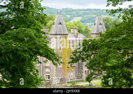 Dinefwr Mansion im Dinefwr Park National Nature Reserve Stockfoto