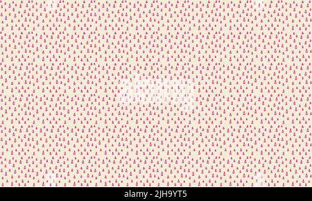 Handgezeichnetes Nahtloses Vektor-Hintergrundmuster Design. Perfekt für Stofftextur, Geschenkpapierkunst und Tapetendarstellung. Diese Vektorgrafik Stock Vektor