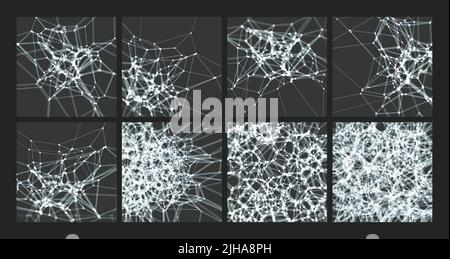 Gitterstruktur. Wissenschaft oder Technologie Hintergrund. Grafik Design. 3d-grid Oberfläche. Abstract Vector Illustration. Stock Vektor