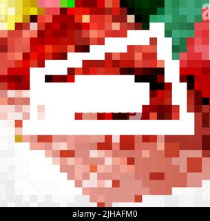 Moderne 3D glänzende überlappende Dreiecke in verschiedenen Farben mit Textur- und Lichteffekten. Business Broschüre Hintergrunddesign mit Copyspace Stock Vektor