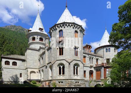 Park der Villa Toeplitz in Varese in Italien Stockfoto