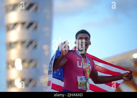 Eugene, USA. 16.. Juli 2022. Leichtathletik: Weltmeisterschaft: Kredit: Michael Kappeler/dpa/Alamy Live News Stockfoto