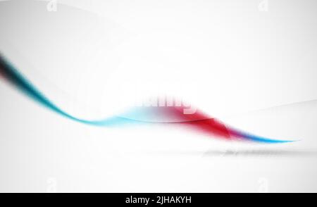 Wave abstrakten Hintergrund. Geschäfts- oder Hi-Tech-Präsentationsvorlage oder Werbung-layout Stock Vektor