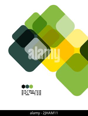 Warme moderne Farbe geometrische Form abstrakter Hintergrund mit Kopierraum Stock Vektor