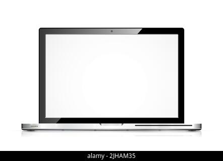 Vektordarstellung eines modernen Laptops Stock Vektor