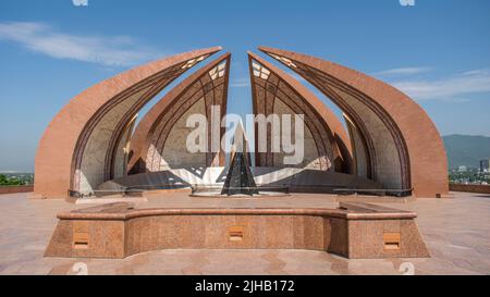 Pakistan Monument Islamabad Stockfoto