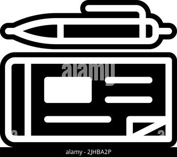 Buchungsprüfung . Stock Vektor