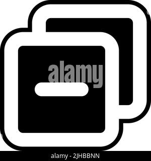 Basic Essentials ui minus . Stock Vektor