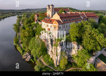 Benediktinerabtei Tyniec in der Nähe von Krakau, Polen Stockfoto