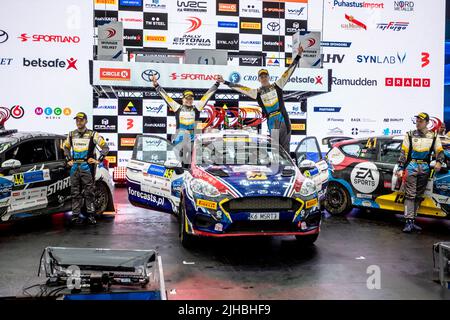 PAJARI Sami (FIN), Ford Fiesta Rally3, Portrait während der Rallye Estland 2022, 7. Runde der WRC World Rally Car Championship 2022, vom 14. Bis 17. Juli 2022 in Tartu, Estland - Foto Nikos Katikis / DPPI Stockfoto