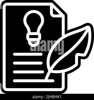 Dokument zu Bildungsthemen . Stock Vektor