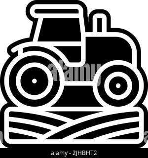 Bildung Themen Traktor . Stock Vektor