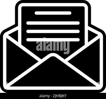 E-Mail öffnen E-Mail . Stock Vektor