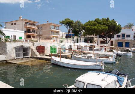 Porto Colom Marina, Mallorca, Spanien Stockfoto