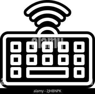 Tastatur für das Internet der Dinge . Stock Vektor