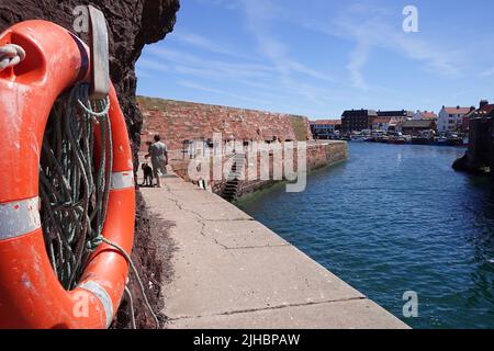 Dunbar Harbour East Lothian Stockfoto