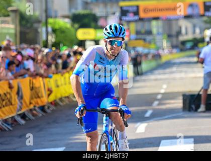 Rodez nach Carcassonne, Frankreich. 17.. Juli 2022. During Tour De France, stage 15, France, 17. July 2022, Credit:Pete Goding/Goding Images/Alamy Live News Stockfoto