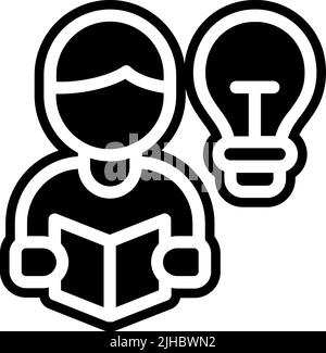 Bleiben Sie zu Hause lernen . Stock Vektor