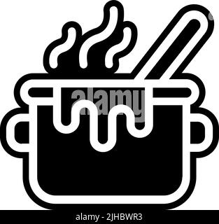 Bleiben Sie zu Hause kochen . Stock Vektor