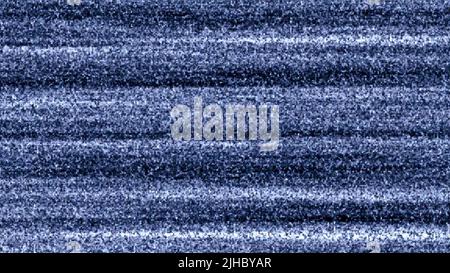 Ein Hintergrundbild mit dem Schneebildschirm eines alten fernsehers Stockfoto