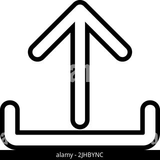 Benutzerschnittstelle hochladen . Stock Vektor